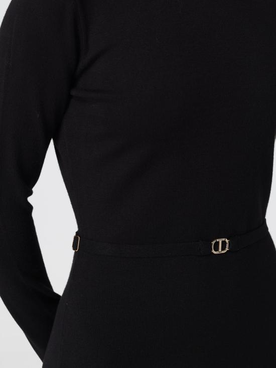 25FW 트윈셋 롱 원피스 252TP3153 12754 Black - TWINSET