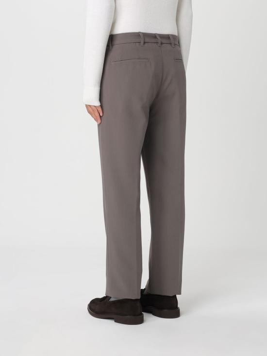 25FW 엠포리오 아르마니 스트레이트 팬츠 EM003660AF18079 U8092 Mud - EMPORIO ARMANI