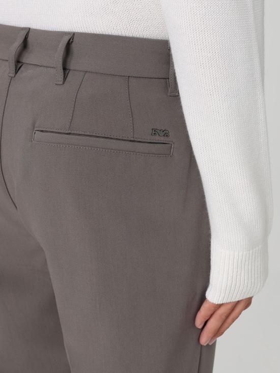 25FW 엠포리오 아르마니 스트레이트 팬츠 EM003660AF18079 U8092 Mud - EMPORIO ARMANI