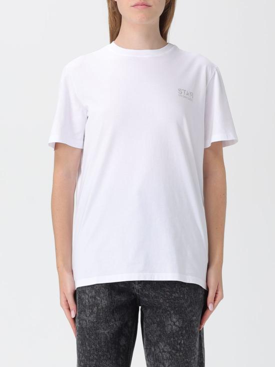 25FW 골든구스 반팔 티셔츠 GWP01220P00088080185 White