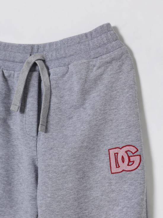25FW [키즈] 돌체앤가바나 트레이닝/조거 팬츠 L5JPG2G7PDU S8290 Grey - DOLCE & GABBANA