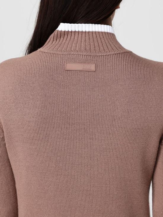 25FW 엠포리오 아르마니 터틀넥 7W000698AF17576 M6146 Brown - EMPORIO ARMANI