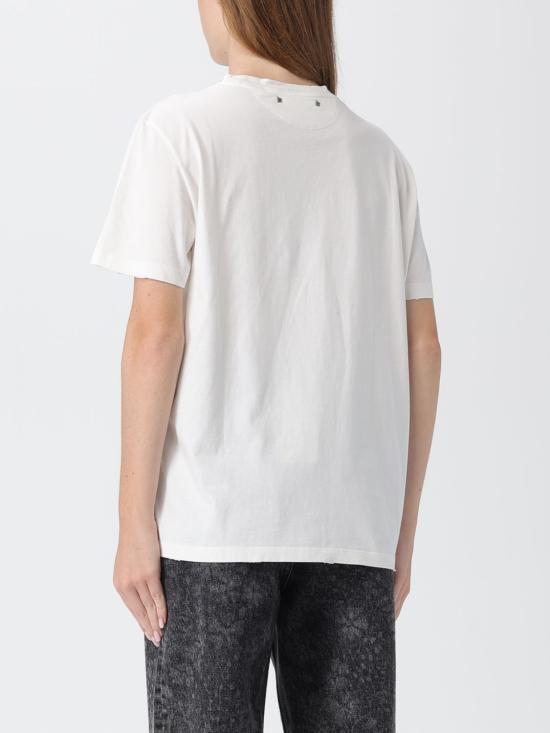 25FW 골든구스 반팔 티셔츠 GWP01220P00067310363 White - GOLDEN GOOSE