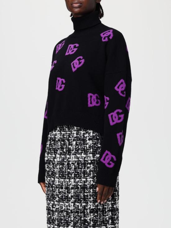25FW 돌체앤가바나 스웨터 FXW04TJCVYX N9867 Black - DOLCE & GABBANA
