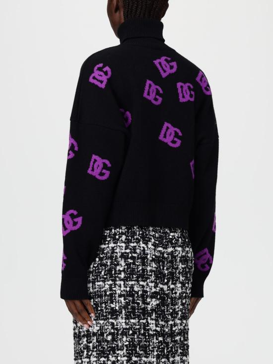 25FW 돌체앤가바나 스웨터 FXW04TJCVYX N9867 Black - DOLCE & GABBANA