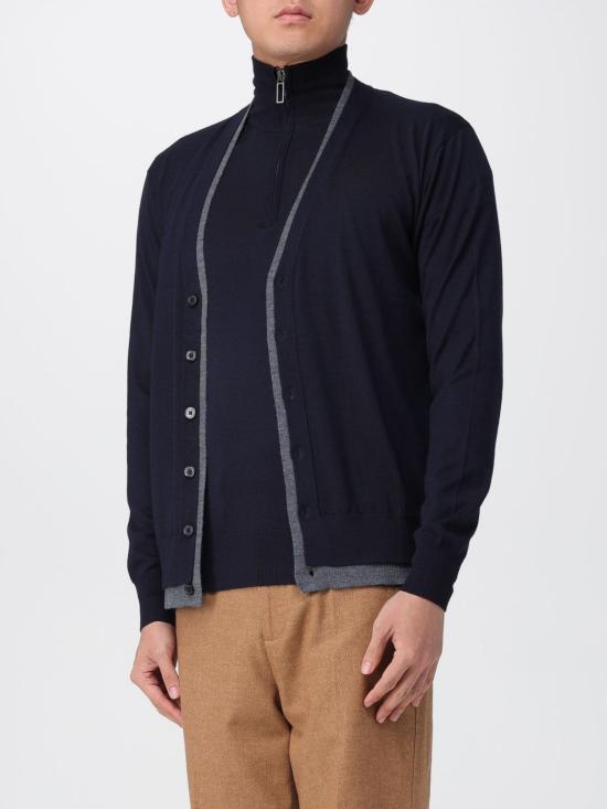 25FW 파올로페코라 스웨터 A008F001 6462 Blue - PAOLO PECORA