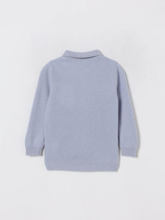 25FW [키즈] 브루넬로 쿠치넬리 풀오버 B22M0505 CJG17 Sky - BRUNELLO CUCINELLI