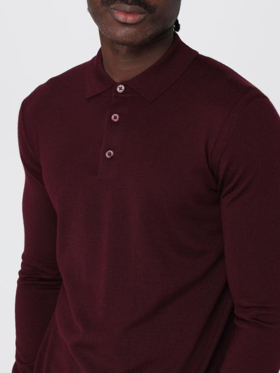 25FW 파올로페코라 스웨터 A060F001 7635 Burgundy - PAOLO PECORA