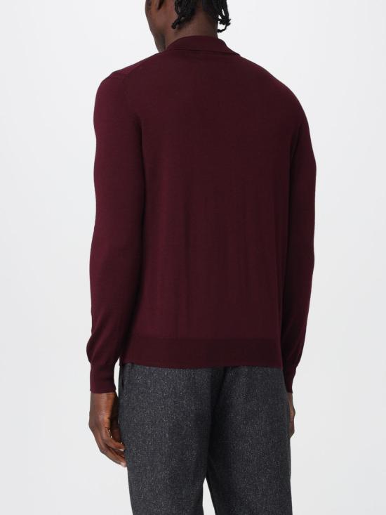 25FW 파올로페코라 스웨터 A060F001 7635 Burgundy - PAOLO PECORA