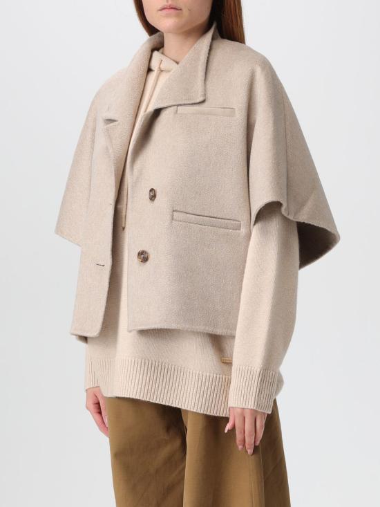25FW 막스마라 안달로 케이프 2524736111600 032 Sand - MAX MARA