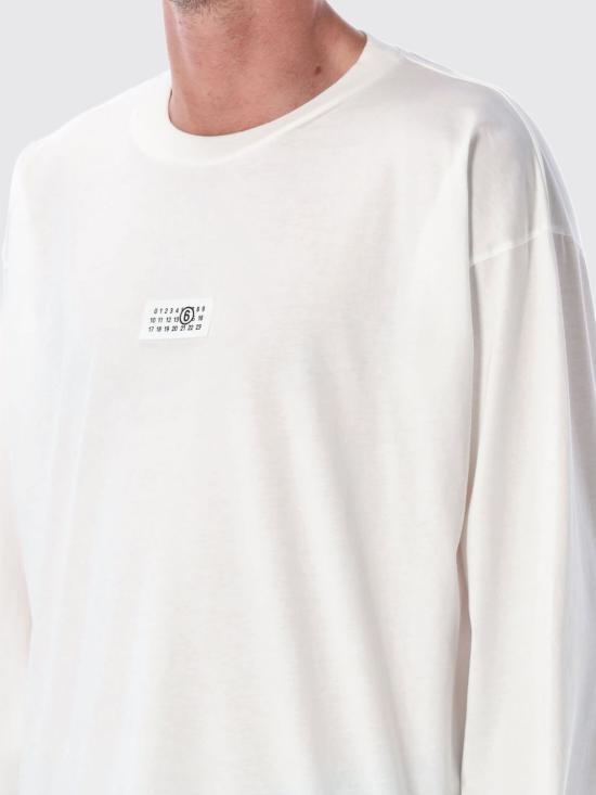 25FW MM6 메종마르지엘라 반팔 티셔츠 SH0GC0034S24312 101 Beige - MM6 MAISON MARGIELA