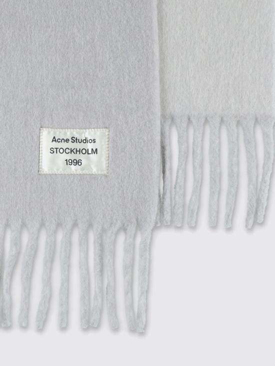 25FW 아크네 스튜디오 바이컬러 알파카 스카프 CA0343 AO6 Grey - ACNE STUDIOS