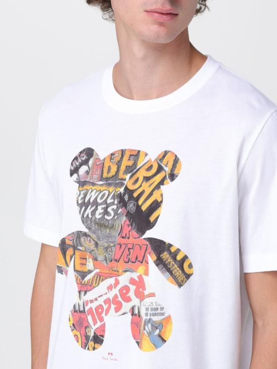 25FW PS 바이 폴스미스 반팔 티셔츠 M2R011RTP5261 01 White - PS BY PAUL SMITH