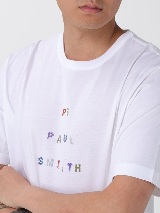 25FW PS 바이 폴스미스 반팔 티셔츠 M2R220XTP5161 01 White - PS BY PAUL SMITH