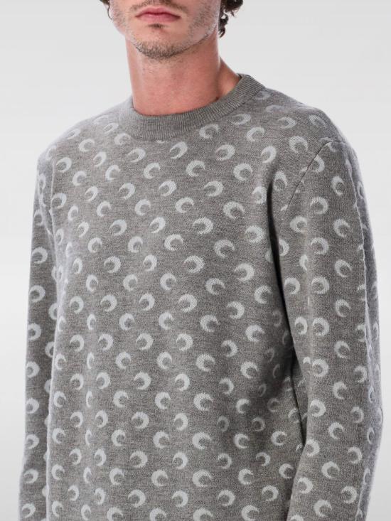 25FW 마린세르 스웨터 MTK004ACKNI0530 GR60 Grey - MARINE SERRE