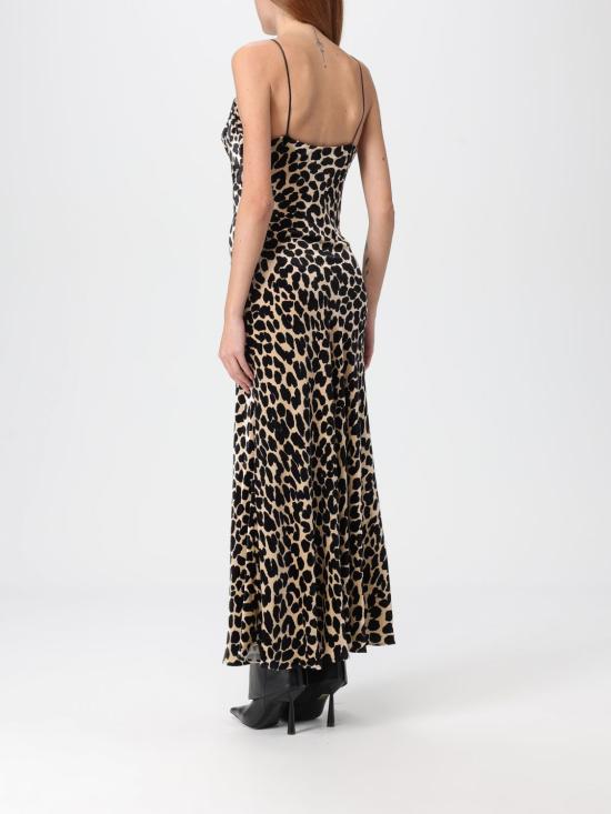 25FW 발망 롱 원피스 FF1RH055VI33 GBA Beige - BALMAIN