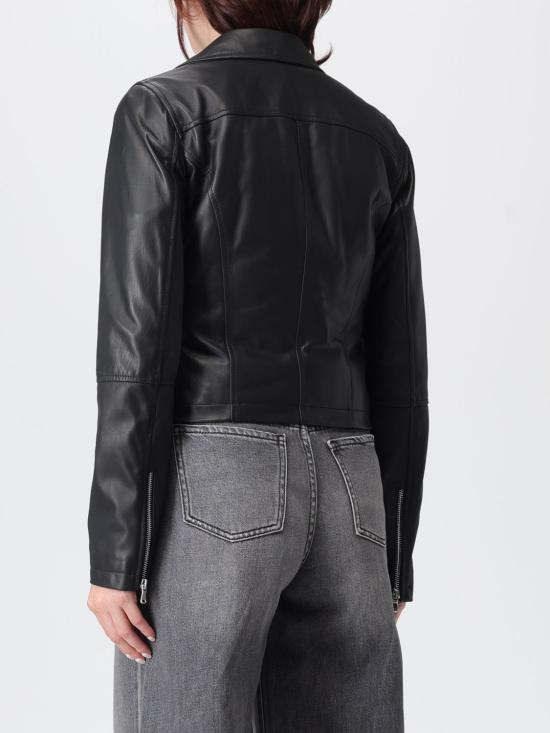 25FW 엑스씨 가죽 자켓 NADIA PELLE OXFORD Black - XC