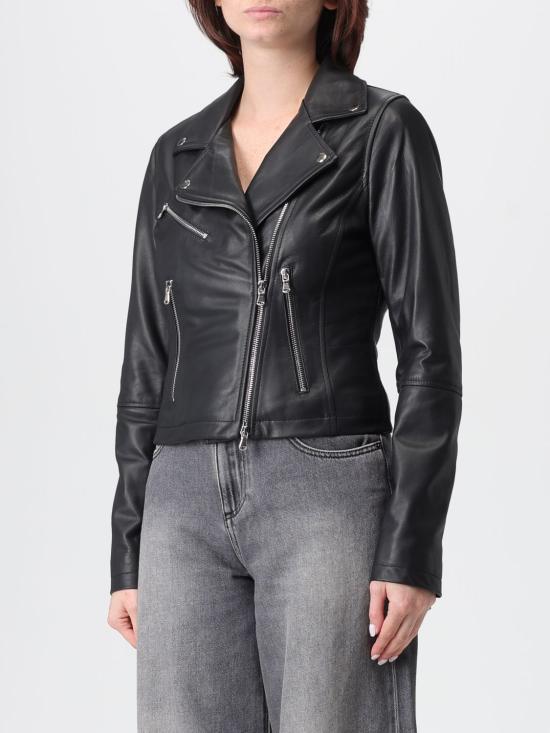 25FW 엑스씨 가죽 자켓 NADIA PELLE OXFORD Black - XC