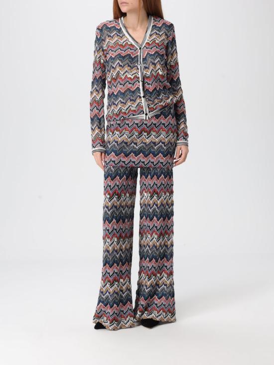 25FW 미소니 팔라초 팬츠 DS25WI0QBR012F SM9R3 Multicolor - MISSONI