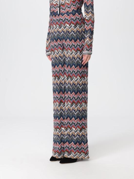 25FW 미소니 팔라초 팬츠 DS25WI0QBR012F SM9R3 Multicolor - MISSONI