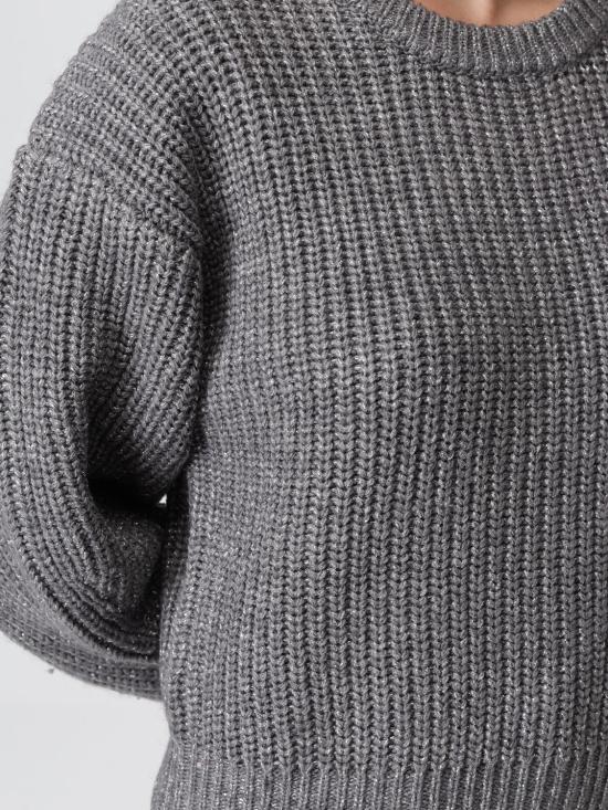 25FW 리우조 스웨터 MF5418MA88A 04893 Steel - LIU JO