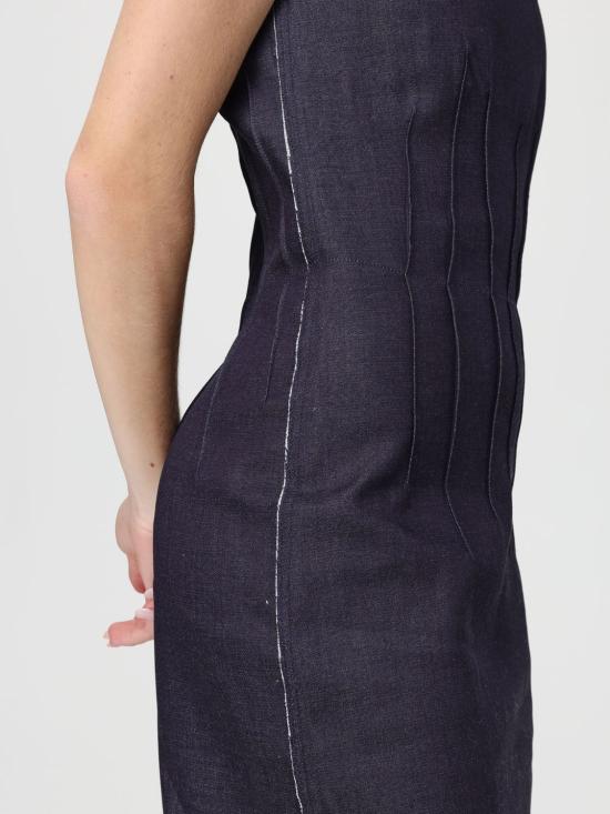 25FW 마르니 롱 원피스 ABJD1425SYUSCX59 UNB99 Blue - MARNI