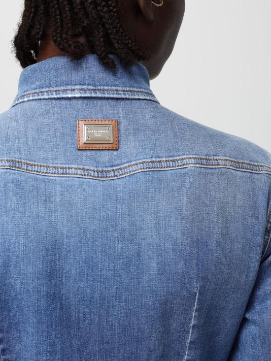 25FW 돌체앤가바나 셔츠 F5T64DG8NR6 S9001 Blue - DOLCE & GABBANA