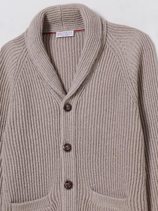 25FW [키즈] 브루넬로 쿠치넬리 풀오버 BNIM74906 CJF72 Beige - BRUNELLO CUCINELLI