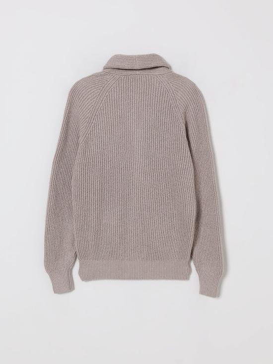 25FW [키즈] 브루넬로 쿠치넬리 풀오버 BNIM74906 CJF72 Beige - BRUNELLO CUCINELLI