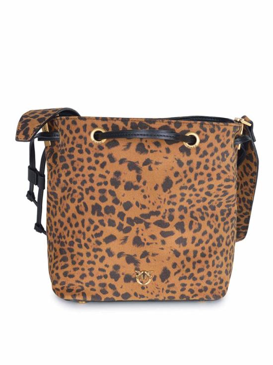 25FW 핑코 크로스백 104303 A32AM35Q BROWN