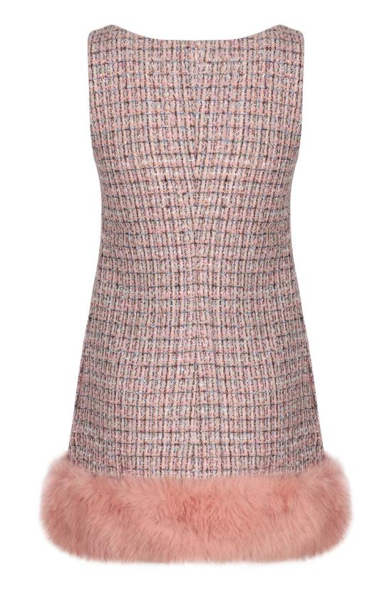 25FW 셀프 포트레이트 숏 원피스 AW25116SAP PINK - SELF PORTRAIT