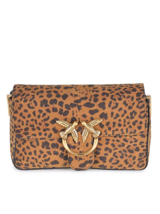 25FW 핑코 크로스백 106244 A32AM35Q BROWN