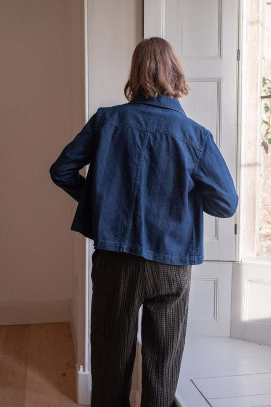  비비코 데님 자켓 마야 릴렉스드 재킷 데님 - BIBICO