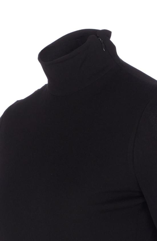 25FW 알라이아 바디수트 티셔츠 AA9B0400J070B995 Black - ALAIA