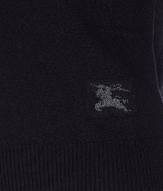 25FW 버버리 울 블렌드 스웨터 울 블렌드  8113584A1189 Black - BURBERRY