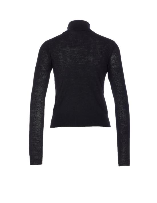 25FW 버버리 울 블렌드 스웨터 울 블렌드  8113584A1189 Black - BURBERRY