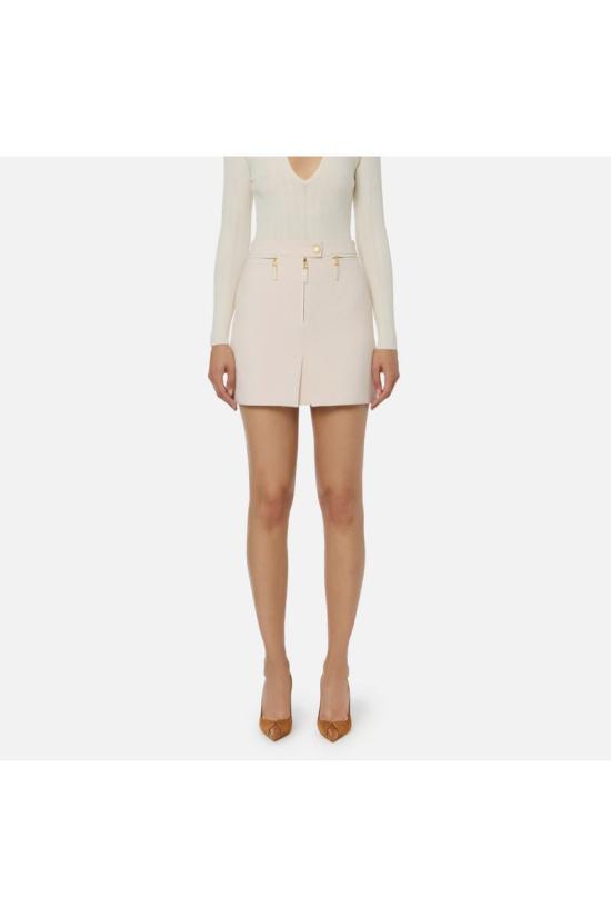 25FW 엘리자베타프랜치 숏 스커트 GO13156E2DZ9 WHITE - ELISABETTA FRANCHI