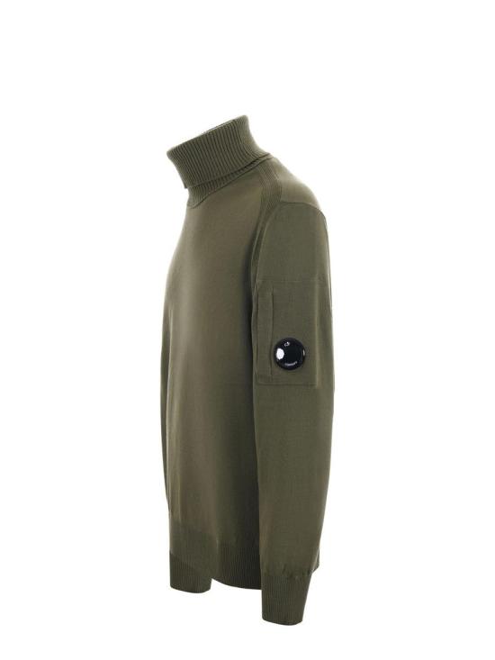 25FW 씨피 컴퍼니 터틀넥 CMKN035A005528A 652 GREEN - C.P. COMPANY