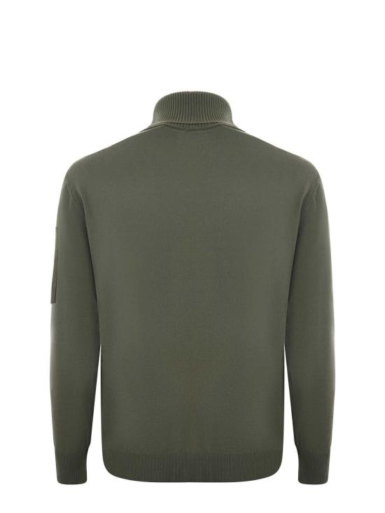 25FW 씨피 컴퍼니 터틀넥 CMKN035A005528A 652 GREEN - C.P. COMPANY