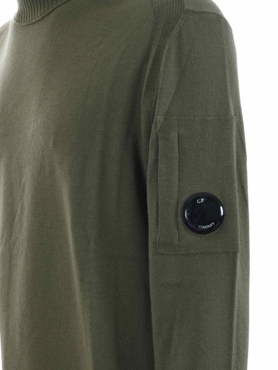 25FW 씨피 컴퍼니 터틀넥 CMKN035A005528A 652 GREEN - C.P. COMPANY
