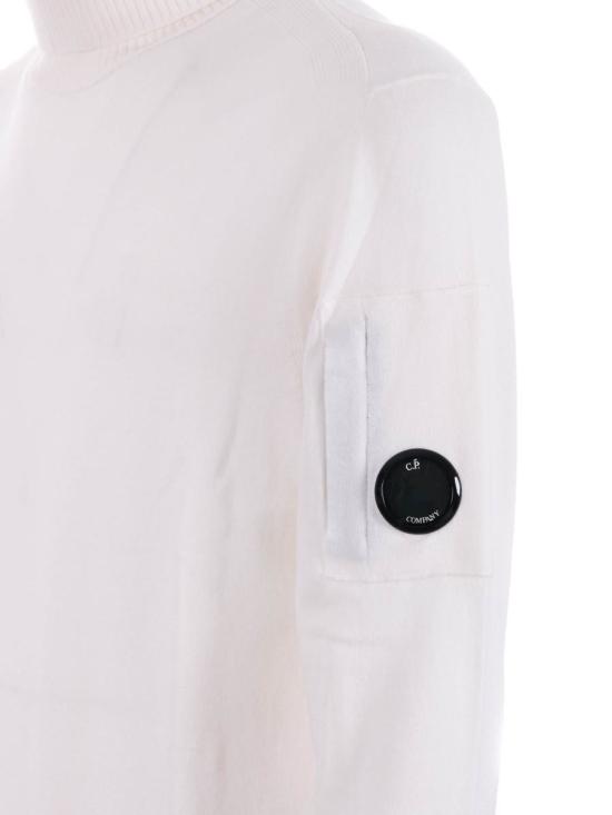 25FW 씨피 컴퍼니 스웨터 CMKN035A005528A 103 Beige - C.P. COMPANY