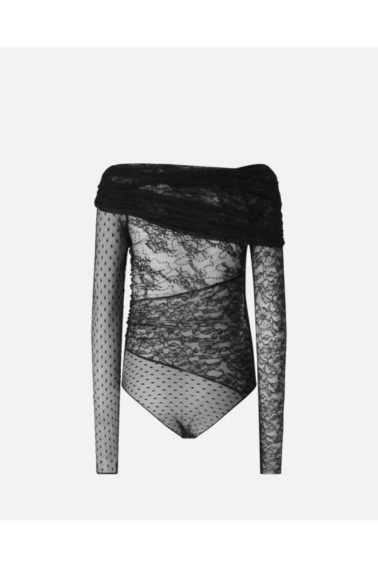 25FW 핑코 바디수트 티셔츠 105596A2T5Z99 Black - PINKO