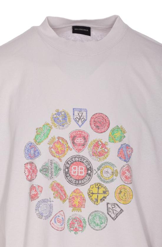 25FW 발렌시아가 반팔 티셔츠 764235TTVH49012 GREY - BALENCIAGA