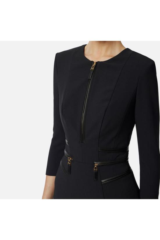 25FW 엘리자베타프랜치 숏 원피스 AB82356E2110 Black - ELISABETTA FRANCHI