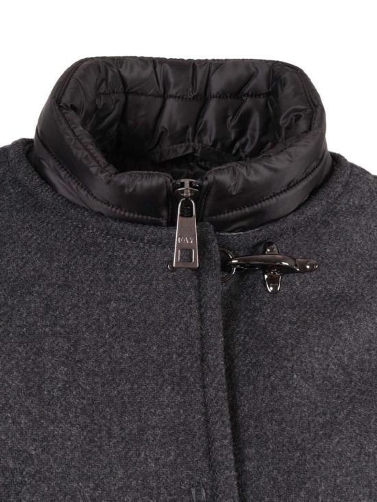 25FW 페이 케이프 NAW16513270XML B801 241035 GRAY - FAY