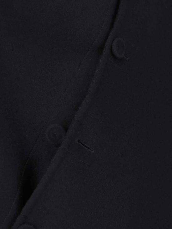 25FW 펜디 더블 울 패브릭 클로크  FF6144 A5HDF1FL8 Black - FENDI