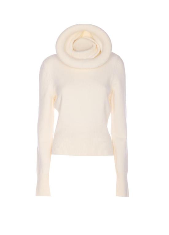 25FW 알라이아 터틀넥 AA9G0071K133B000 WHITE