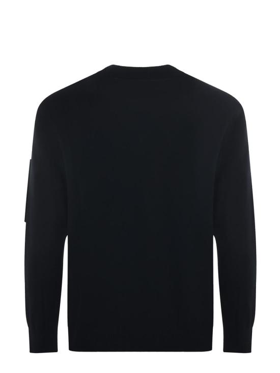 25FW 씨피 컴퍼니 스웨터 CMKN037A005528A 999 Black - C.P. COMPANY