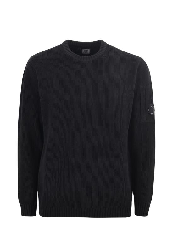 25FW 씨피 컴퍼니 스웨터 CMKN017A005558G 999 Black