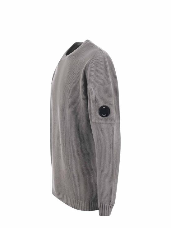 25FW 씨피 컴퍼니 스웨터 CMKN017A005558G 356 VERDE SALVIA - C.P. COMPANY